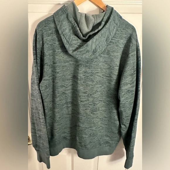 NWOT Eddie Bauer Mens Nature Print Hooded Sweatshirt Size Large - Picture 6 of 7